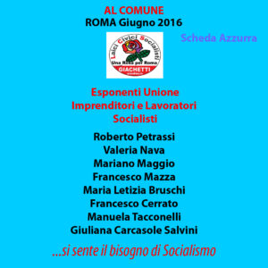 CANDIDATI AL COMUNE