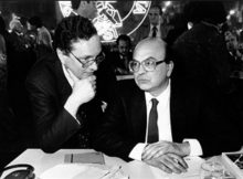 Ugo Intini e Bettino Craxi