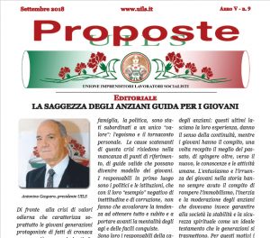Periodico UILS 9 2018