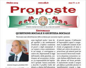 Periodico Proposte UILS – N 10 - Ottobre 2019