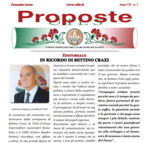 Proposte UILS No 1 2020