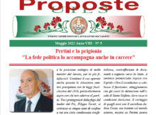 Copertina Periodico Proposte No 5 2021