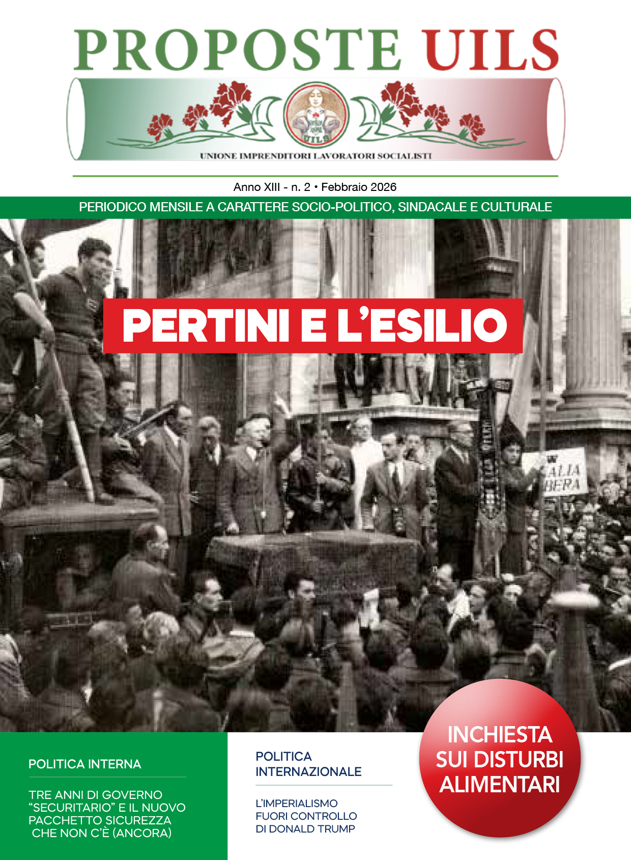 Periodico Proposte UILS - N° 2 - Febbraio 2026