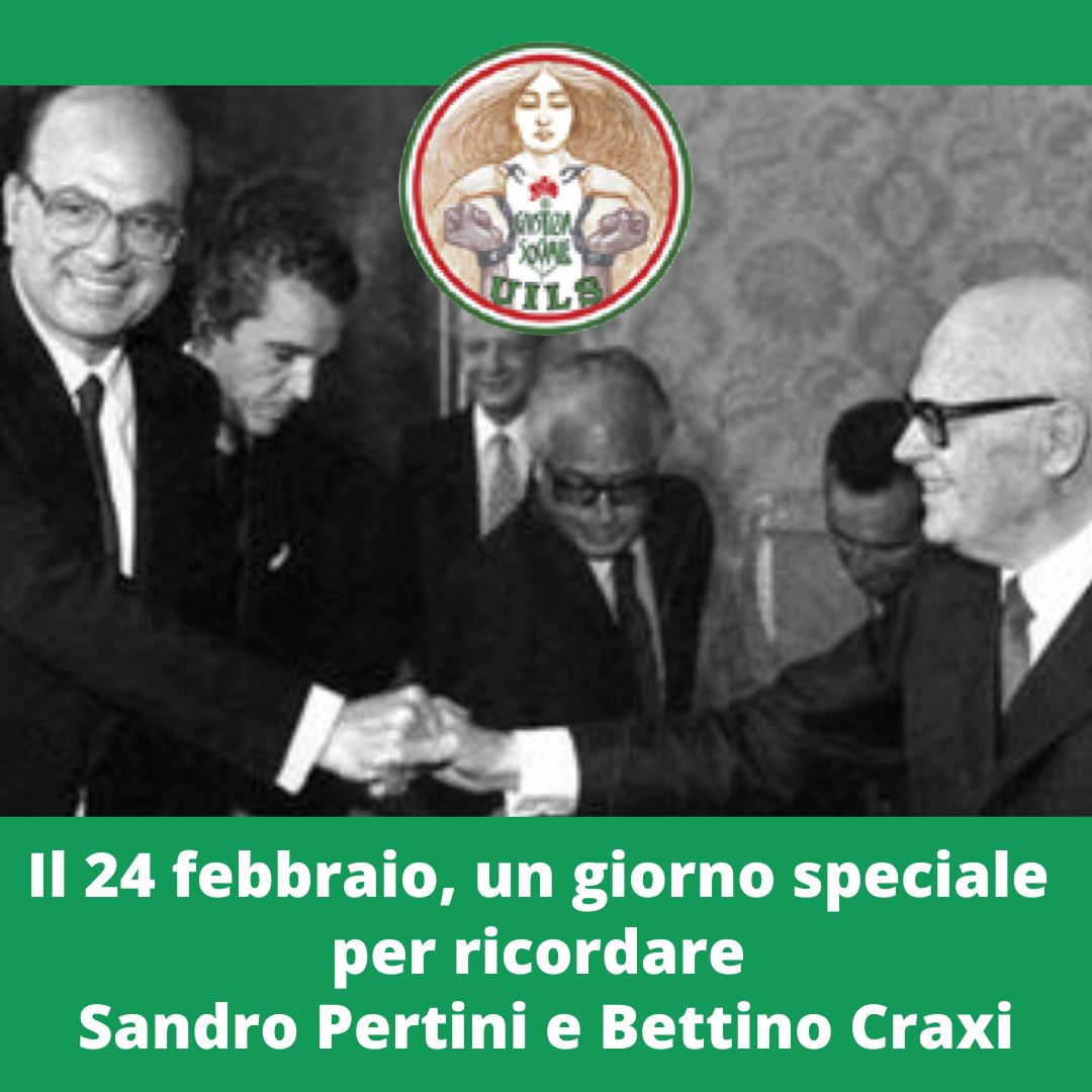 Ricordiamo la nascita di Bettino Craxi e la scomparsa di Sandro Pertini