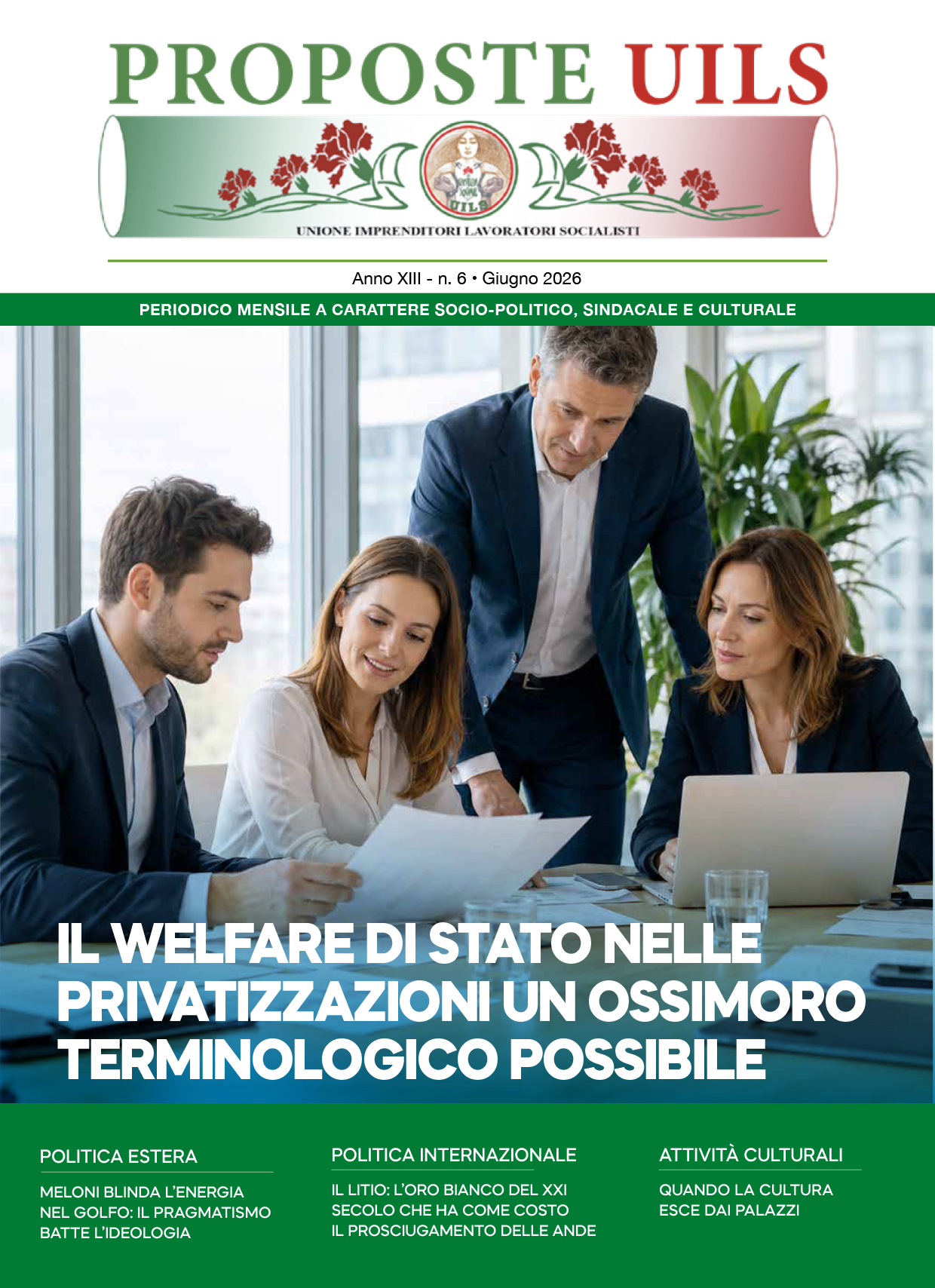 Periodico Proposte UILS - N° 6 - Giugno 2026
